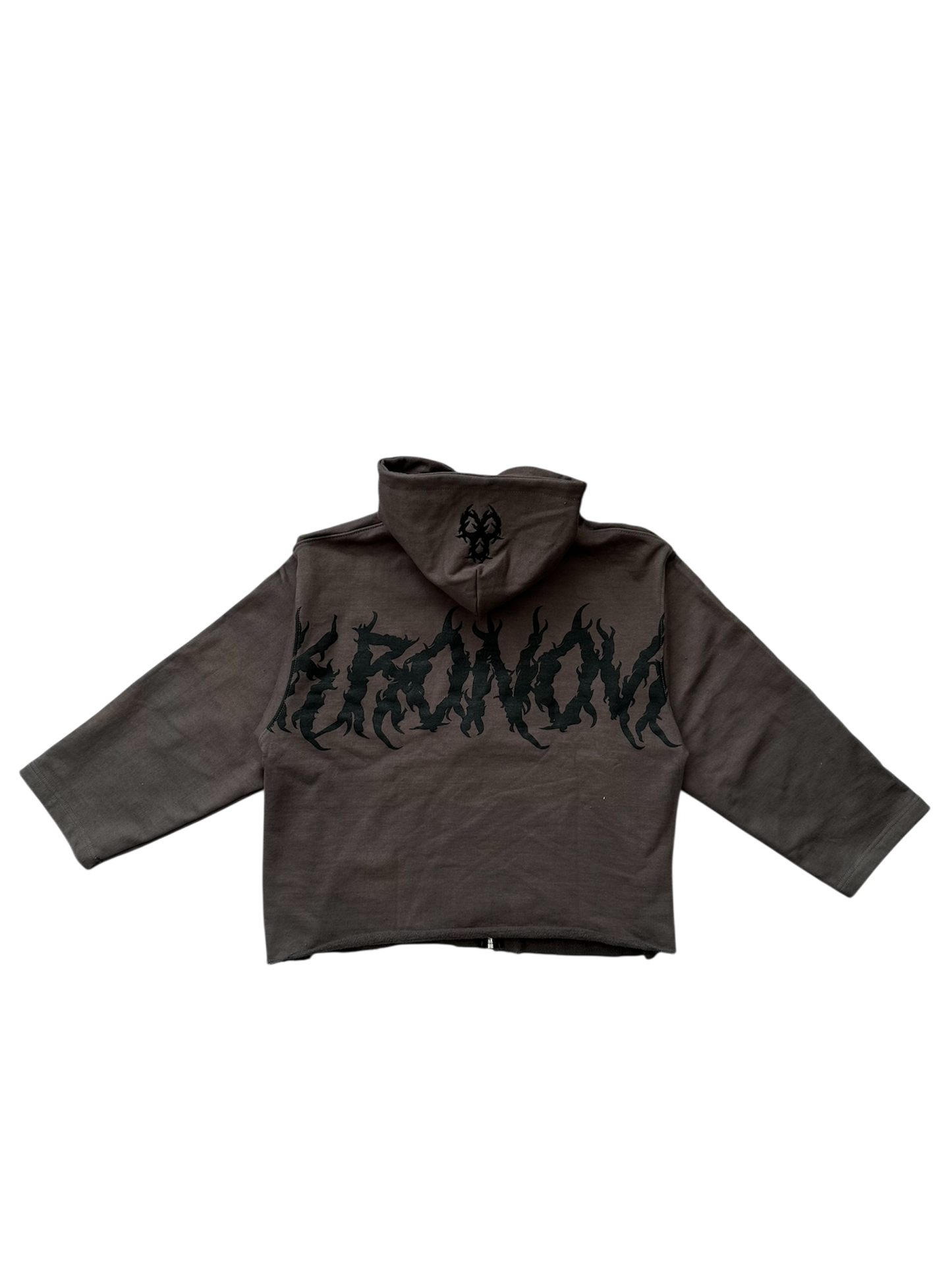 KRONOVA ZIP-UP HOODIE 'STONE GREY'